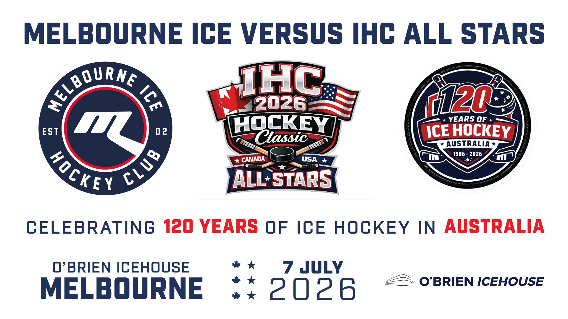 Melbourne Ice v Ice Hockey Classic All-Stars