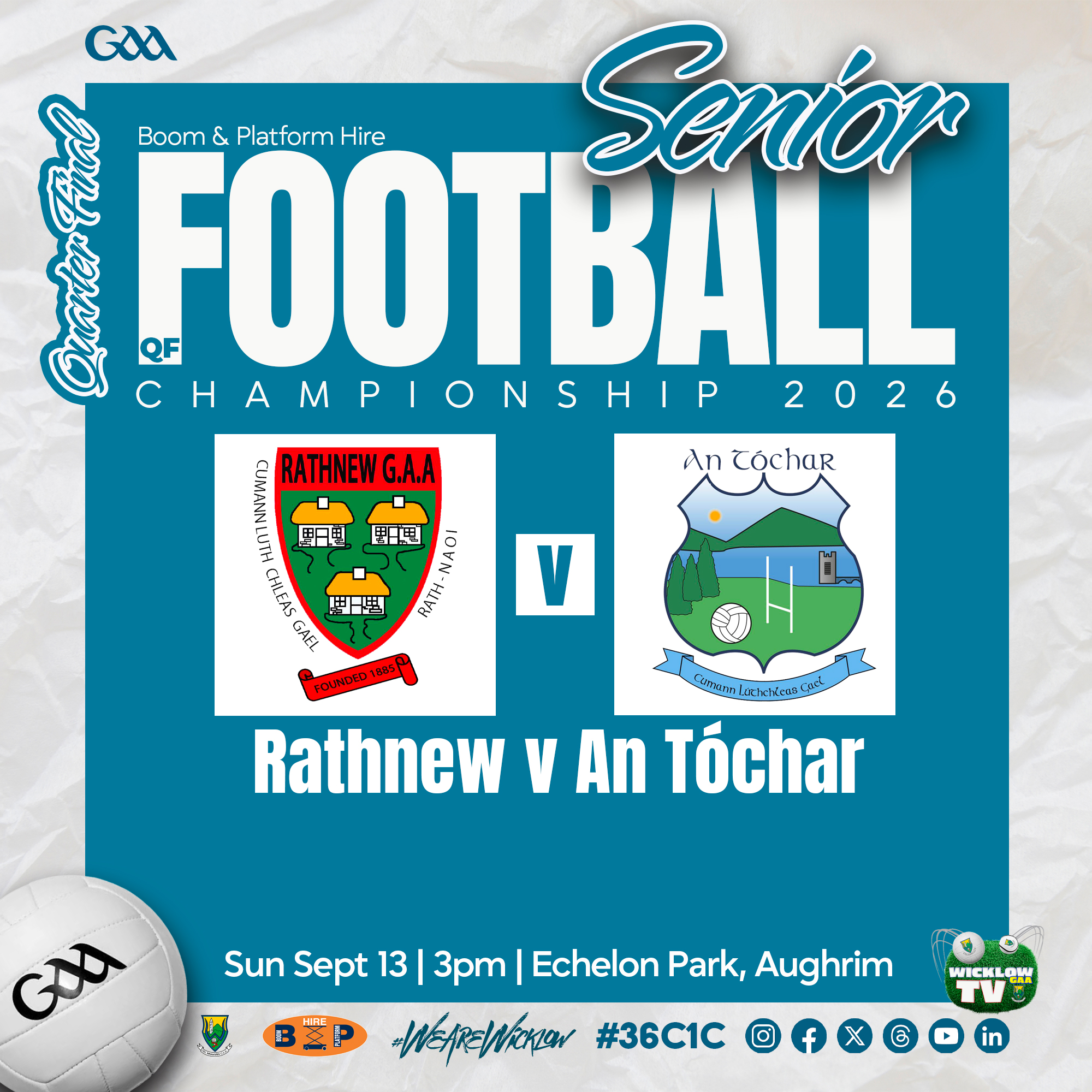 SFC QF | Rathnew v An Tóchar