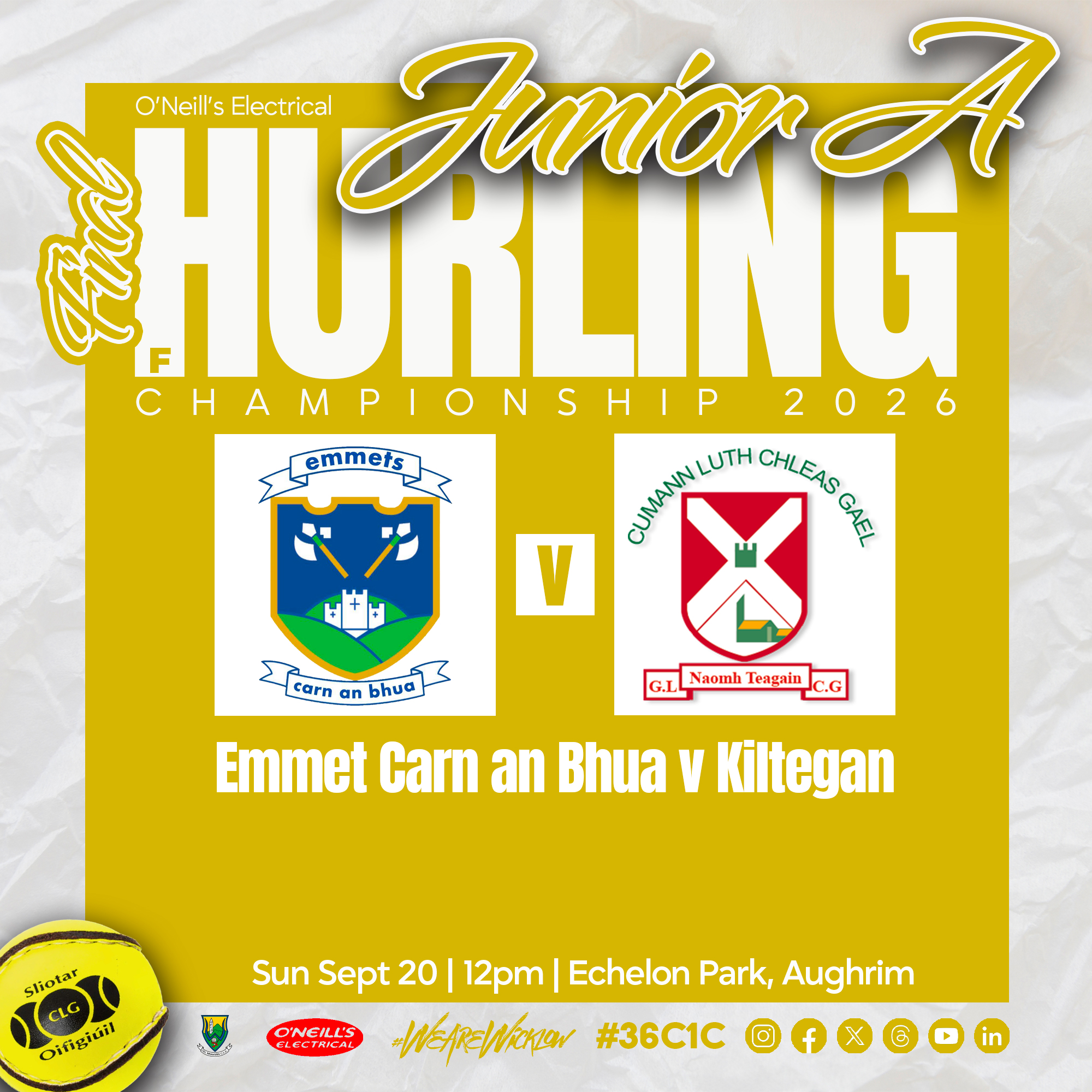 JAHC F | Carnew Emmets v Kiltegan